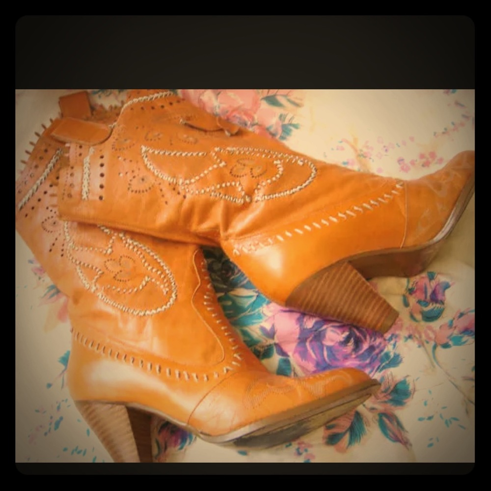 "Ellis" Vintage Leather Boots